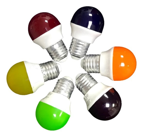 Ampolletas Led Guirnalda 2w Colores X6 - Colores