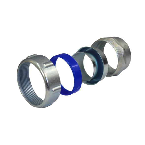 Conector IMC/Hilo a Flexible metálico en milímetros y en pulgadas