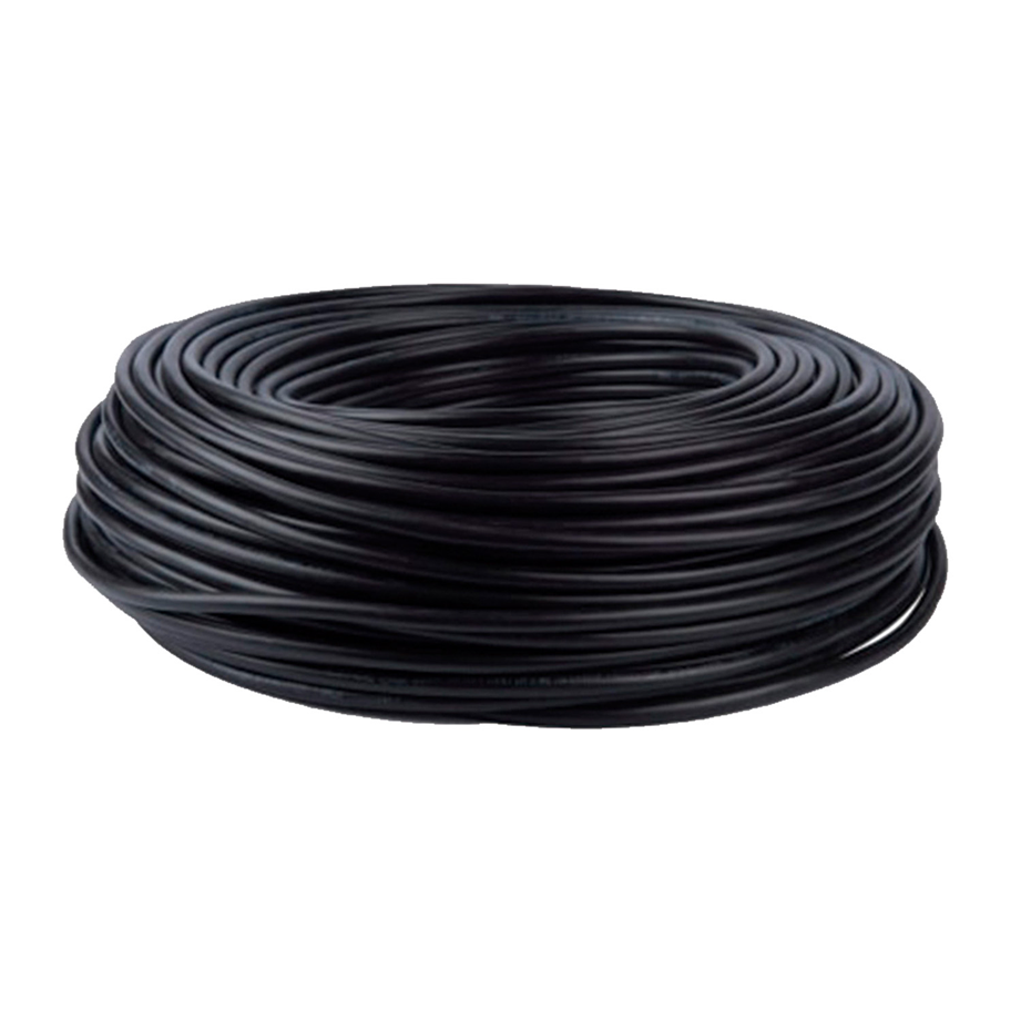 Cordón Flexible H05VV-F 300/500v Negro (Rollo 100 metros)